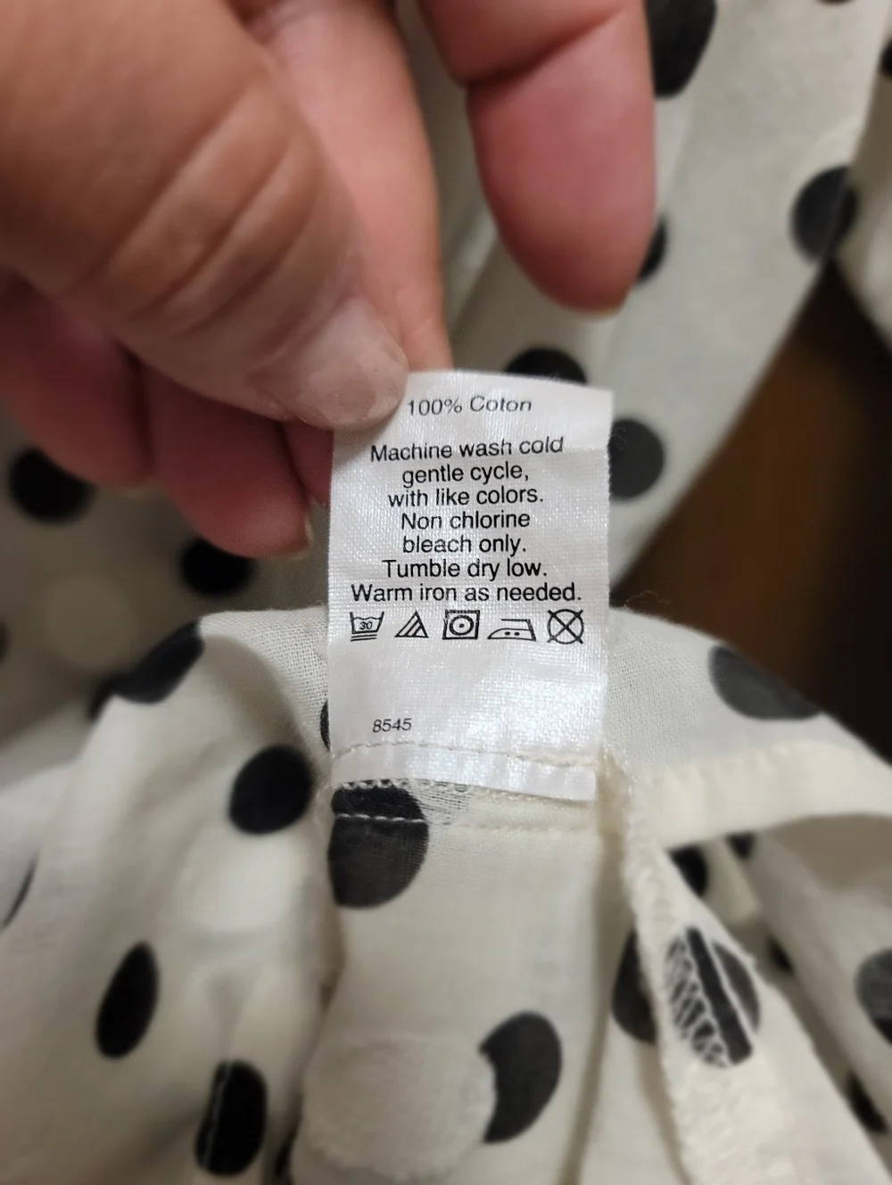 Sz S J Crew Jaquard Popover Button-Up Shirt Black White 100% Cotton Parisian
